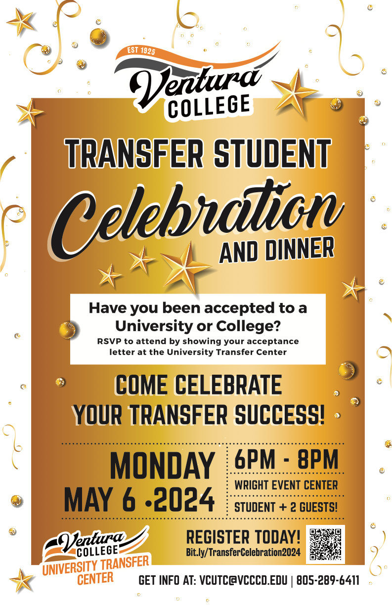 transfer student celebration flyer