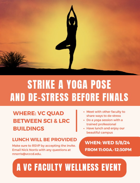 Strike a Yoga Pose and De-stress Before finals