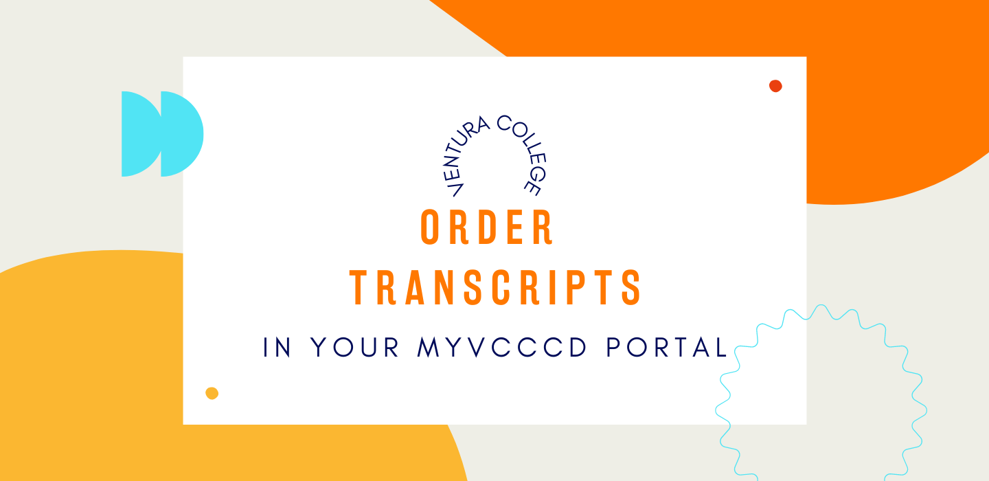 Order transcripts in your Myvcccd portal