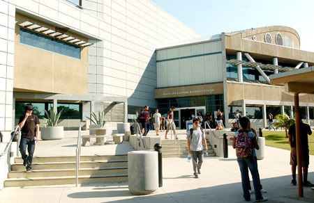 front of the LRC building