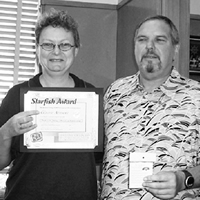 april 2005, Ginnie Atmore, Supervisor, Fiscal Services, with