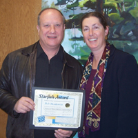 march 2006, bob moskowitz with dr. robin calote