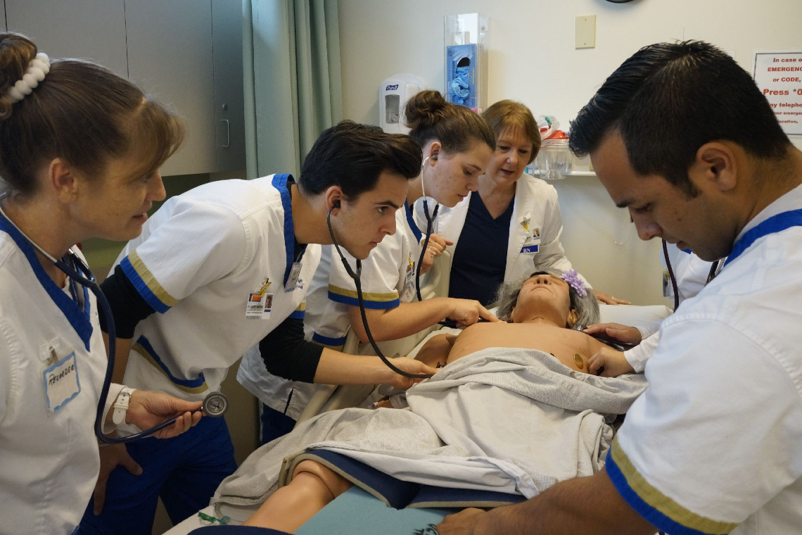 Ventura College Nursing Students Practice Patient Care