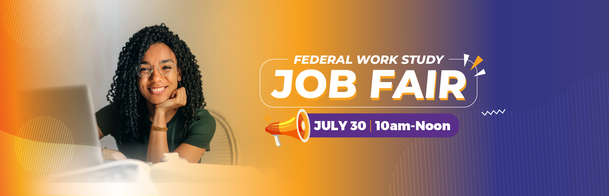 federal work study job fair july 30