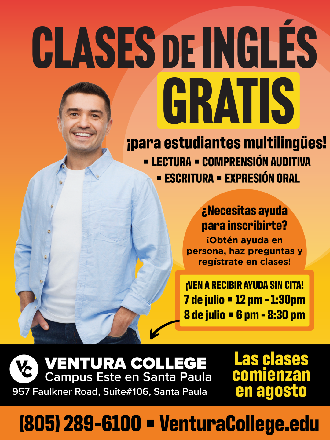 clases en ingles gratis