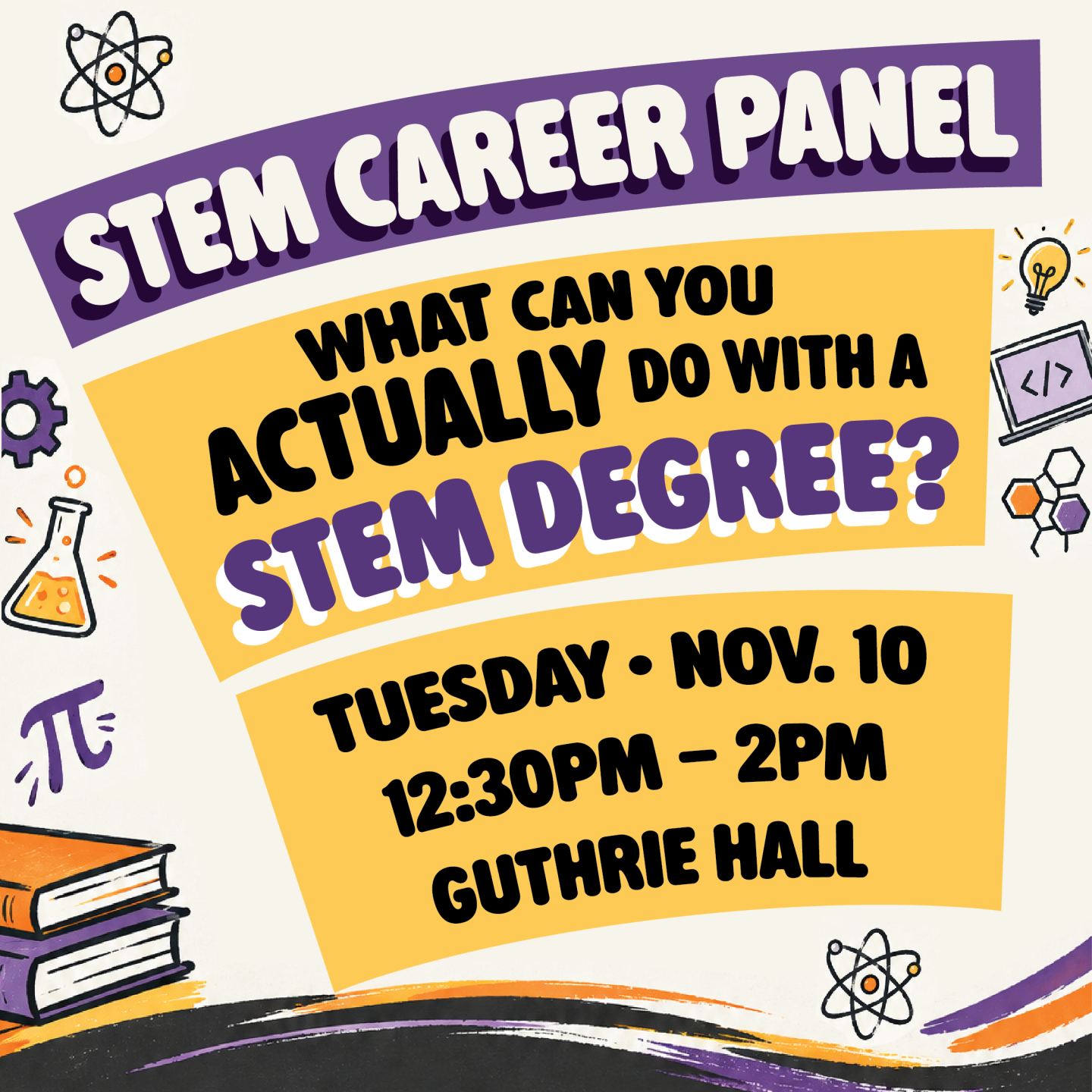 stem career panel - what can you actually do with a stem degree