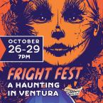 October 26-29 Fright Fest A Haunting in Ventura  - Ventura College logo