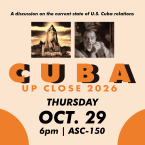Cuba Up Close 2026 | Thursday Oct 29 6pm ASC - 150