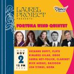 Laurel Project Fortuna wind quartet monday november 2 at noon