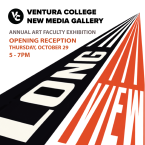 Ventura College New Media Gallery Annual Art Faculty Exhibition Opening reception Thursday Oct 29 5 to 7 pm