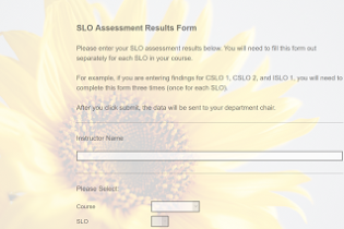SLO Form