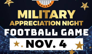 Military Appreciation Night Football Game Nov.4 