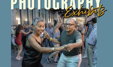 Ventura College Art Galleries Photography Exhibits Opening receeption October 14 Exhibition runs Oct 14 to Nov 14, photo of couple dancing