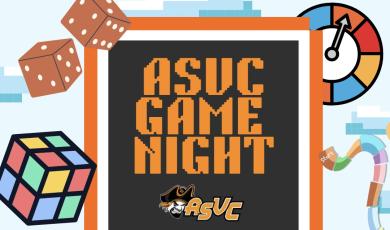 ASVC Game Night April 1 from 3-6 p.m. ASC at VC