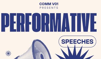 Comm V01 Presents Performative Speeches May 8 2025 Creatively Communicating social renewal 