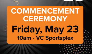 Congrats to class of 2025 Commencement Ceremony Friday May 23 at 10 a.m. VC sportsples