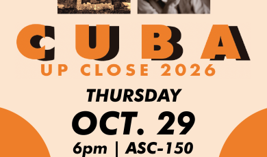 Cuba Up Close 2026 | Thursday Oct 29 6pm ASC - 150
