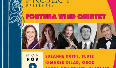 Laurel Project Fortuna wind quartet monday november 2 at noon