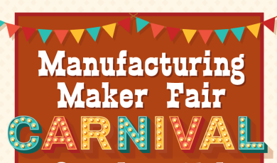 Manufacturing Maker Fair Carnival October 7 from 6 pm to 7 pm ASC 120 in the applied science center building 