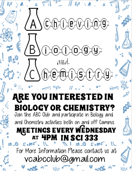 ABC Club: Achieving Biology and Chemistry. Are you intereste
