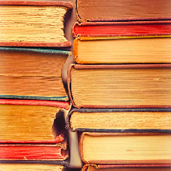 Stack of old books