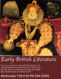 Poster for Early Brit Lit