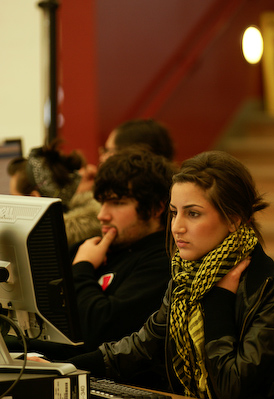 Photo of Student at Computer