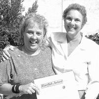 september 2003, holley ramsey with nancy latham