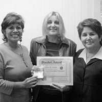 october 2004, Executive Vice President Joan Smith with Acade