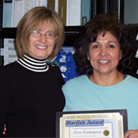 january 2005, Dora Washington, Director of Financial Aid wit