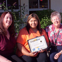 september 2006, liza cansino with robin douglas and diane mo