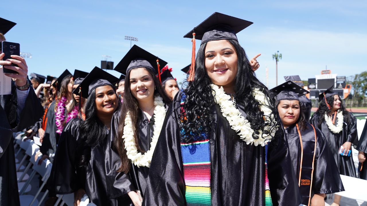 Smiling Ventura College Female Graduate