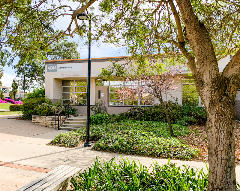 Administration Building, West Side of Building View