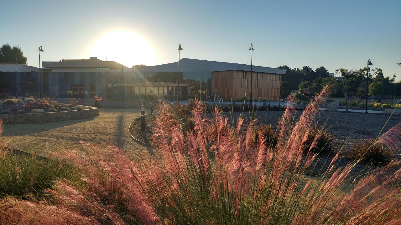 Sunrise view of Applied Science Center