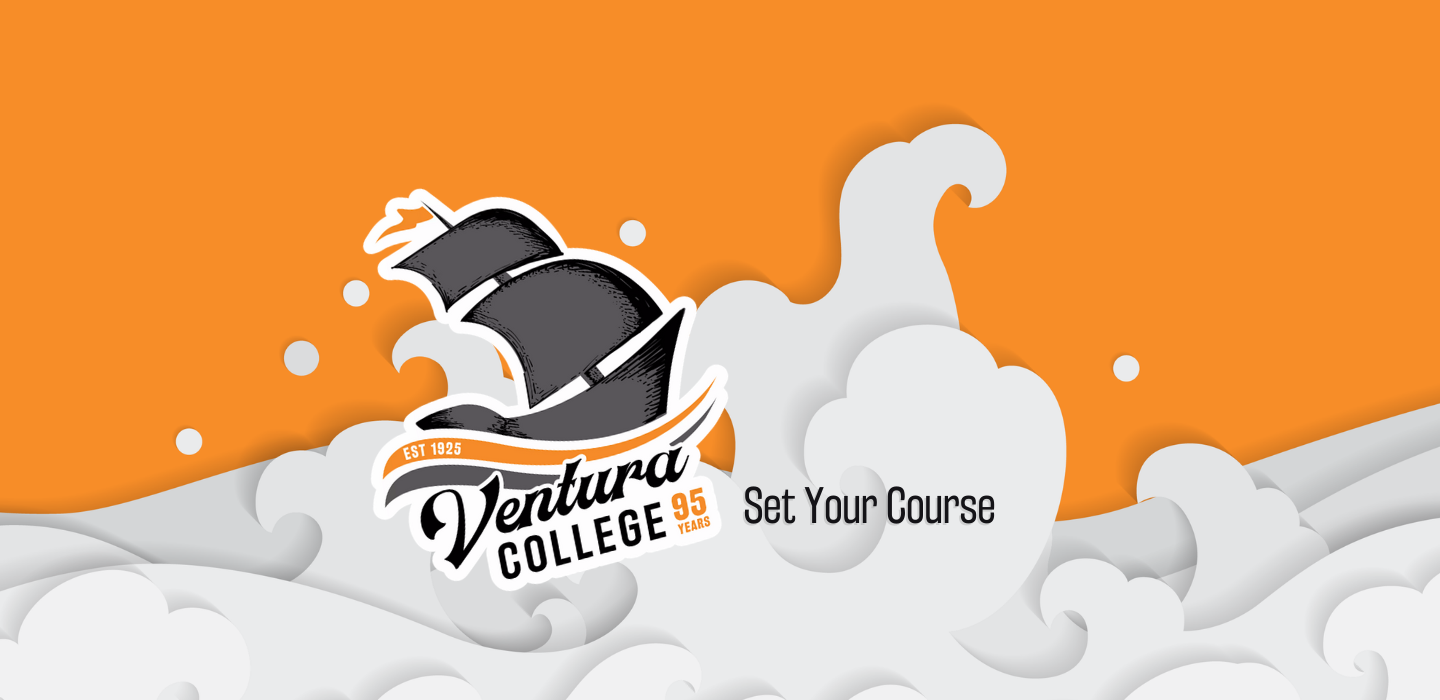 Ventura College logo, set your course