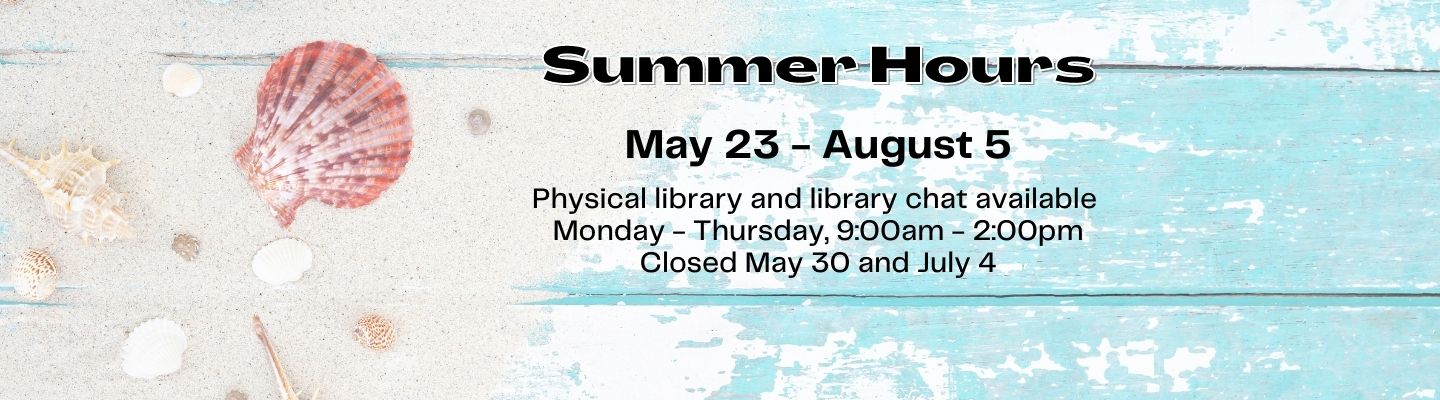 Library summer hours