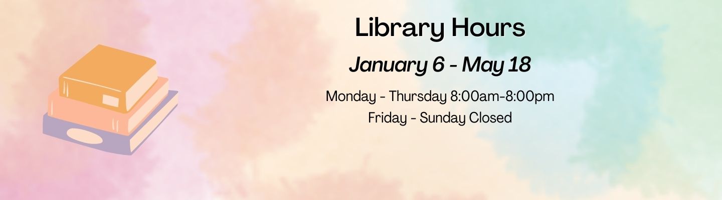 Spring 2023 library hours