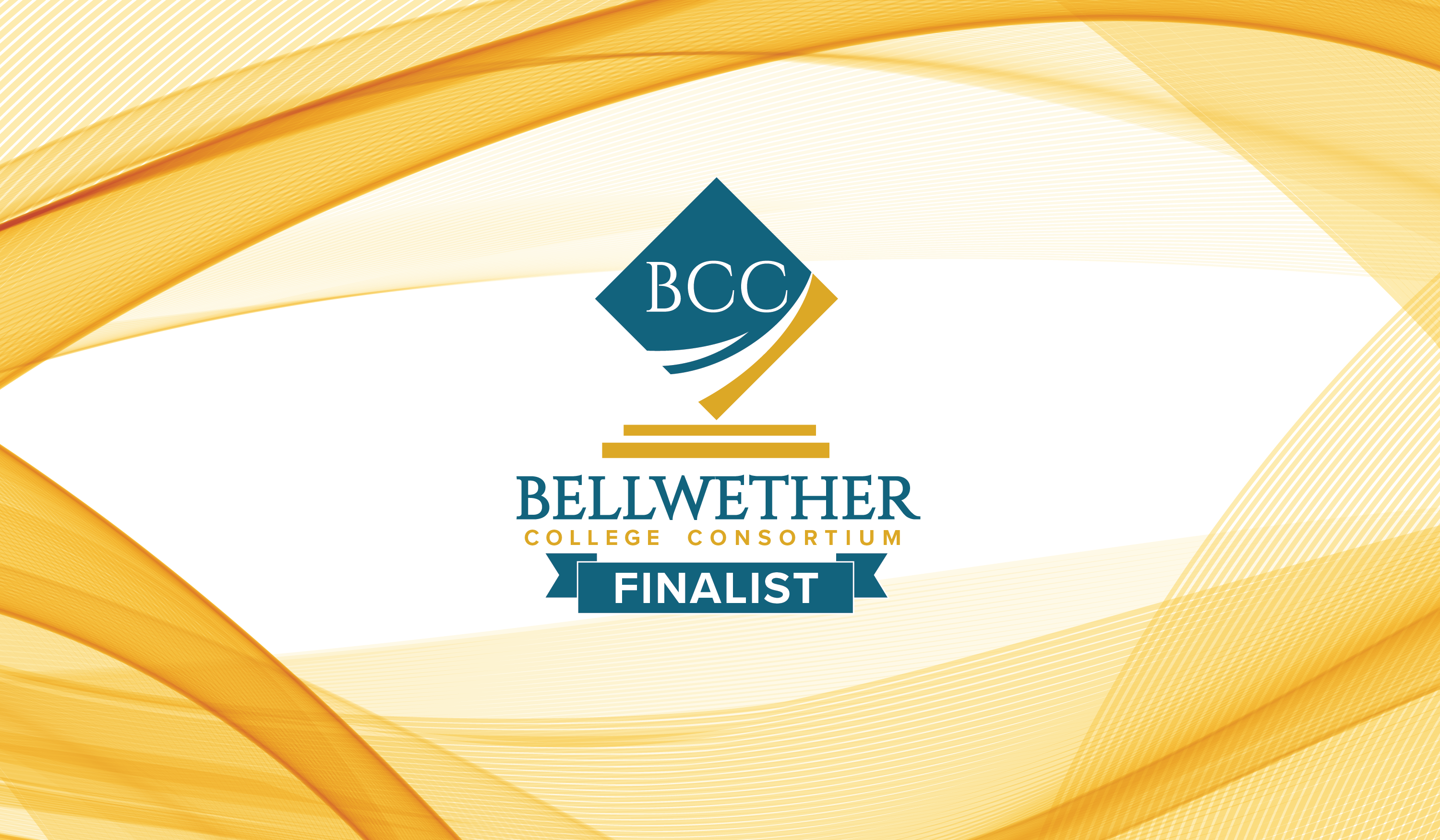 Bellwether college consortium finalist with bellwether logo