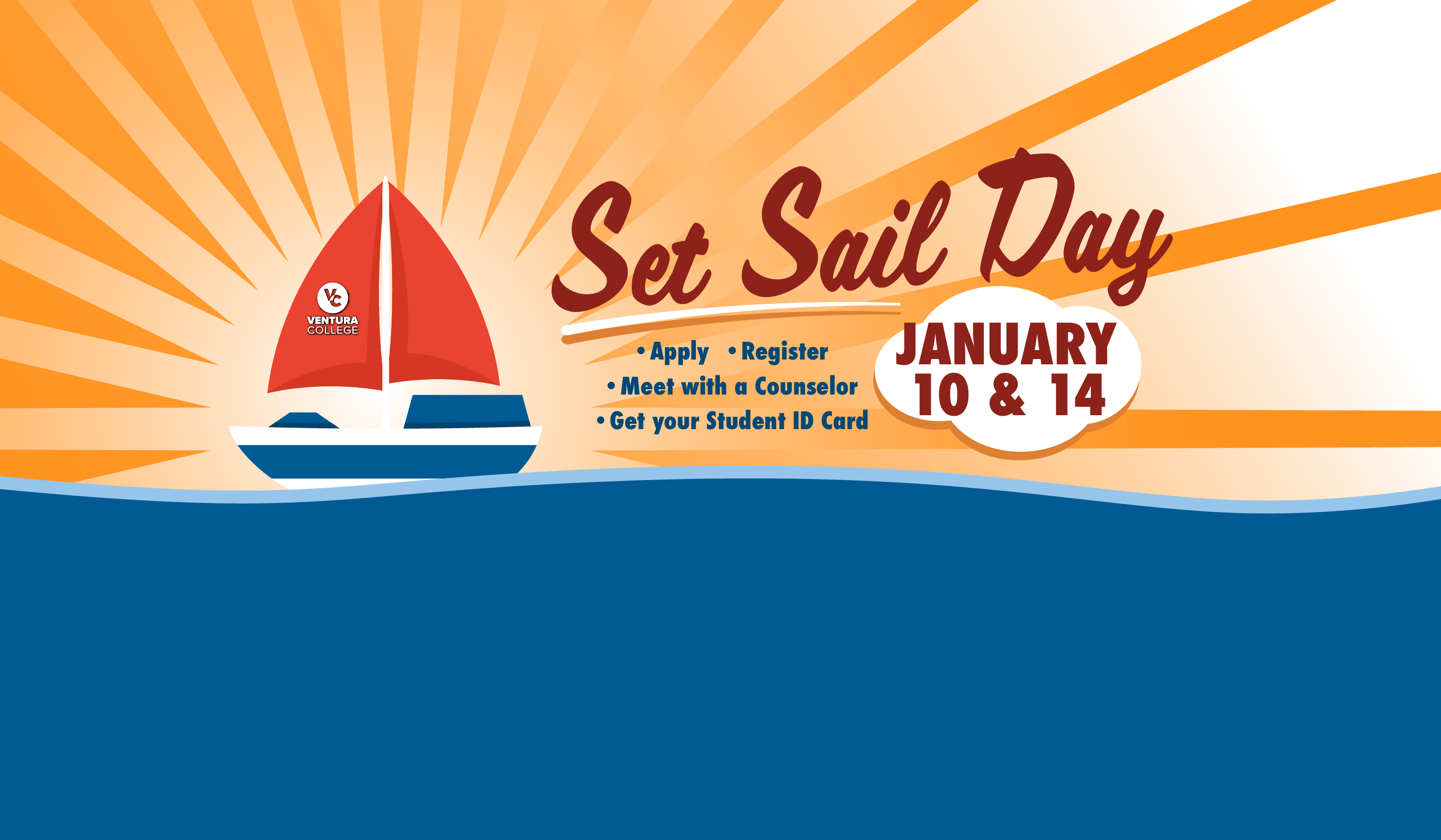 Set Sail Day January 10 and 14