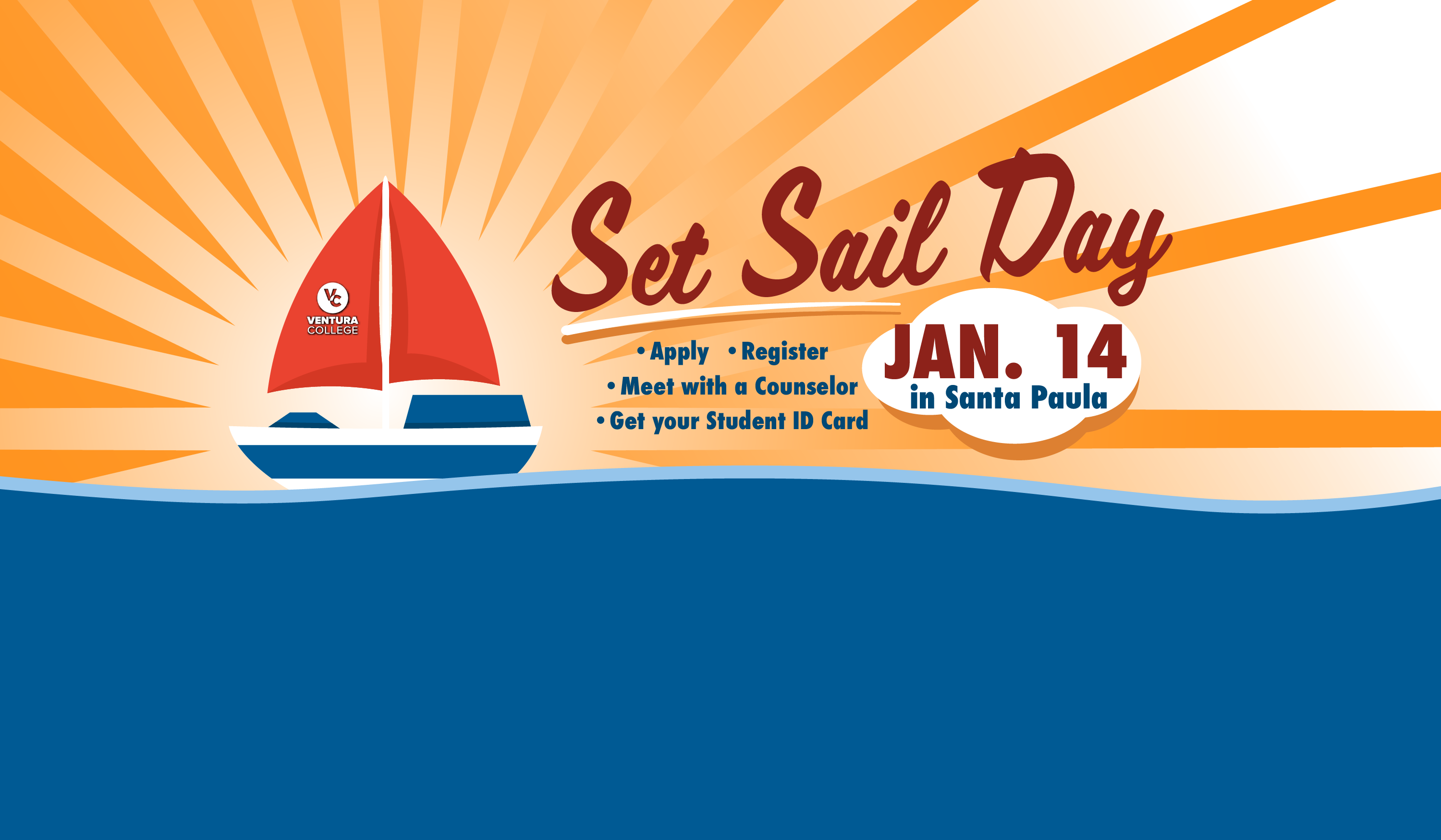 set sail day january 14 at ventura college east campus