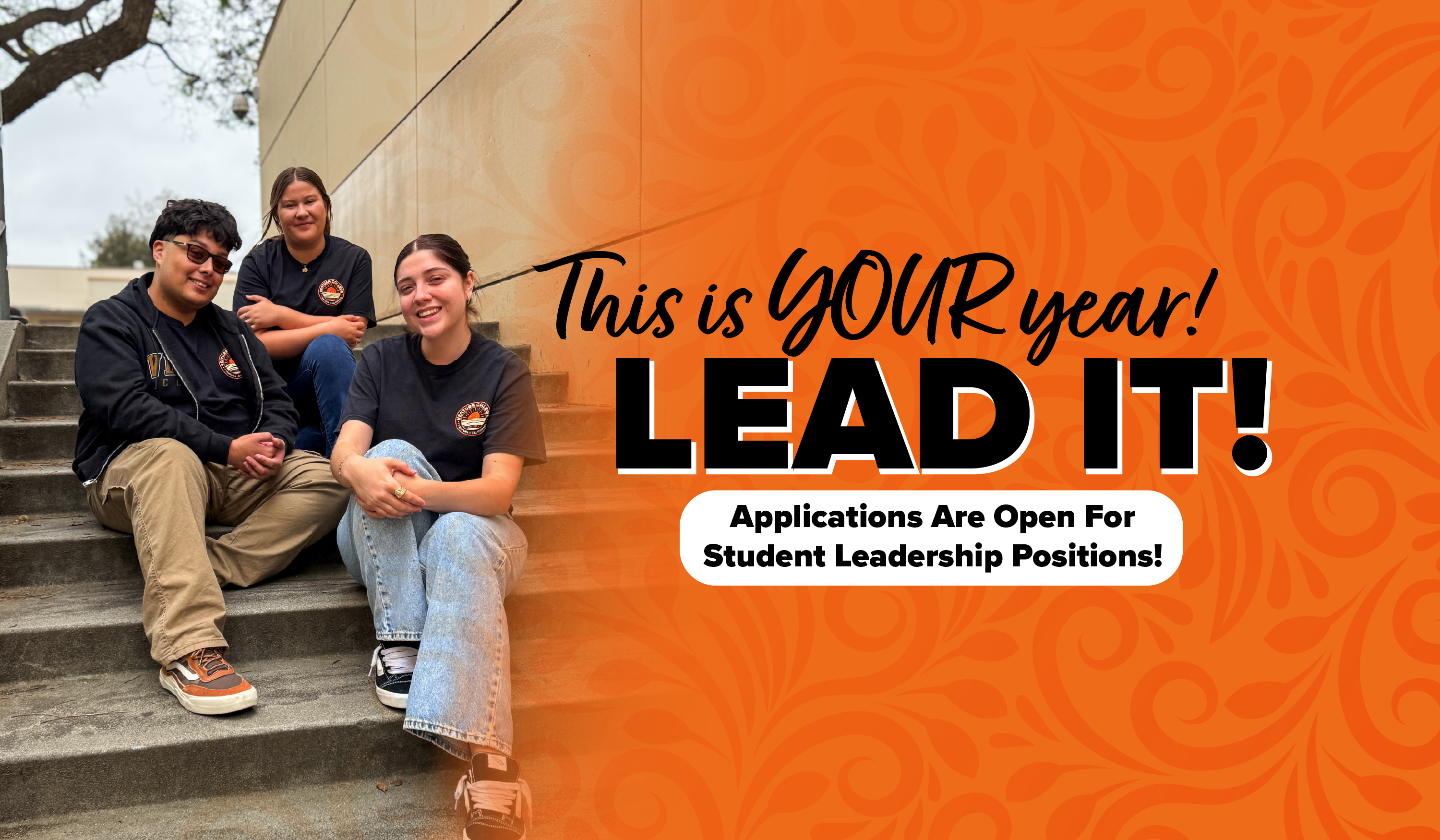 this is your year lead it applications are now open for student leadership positions