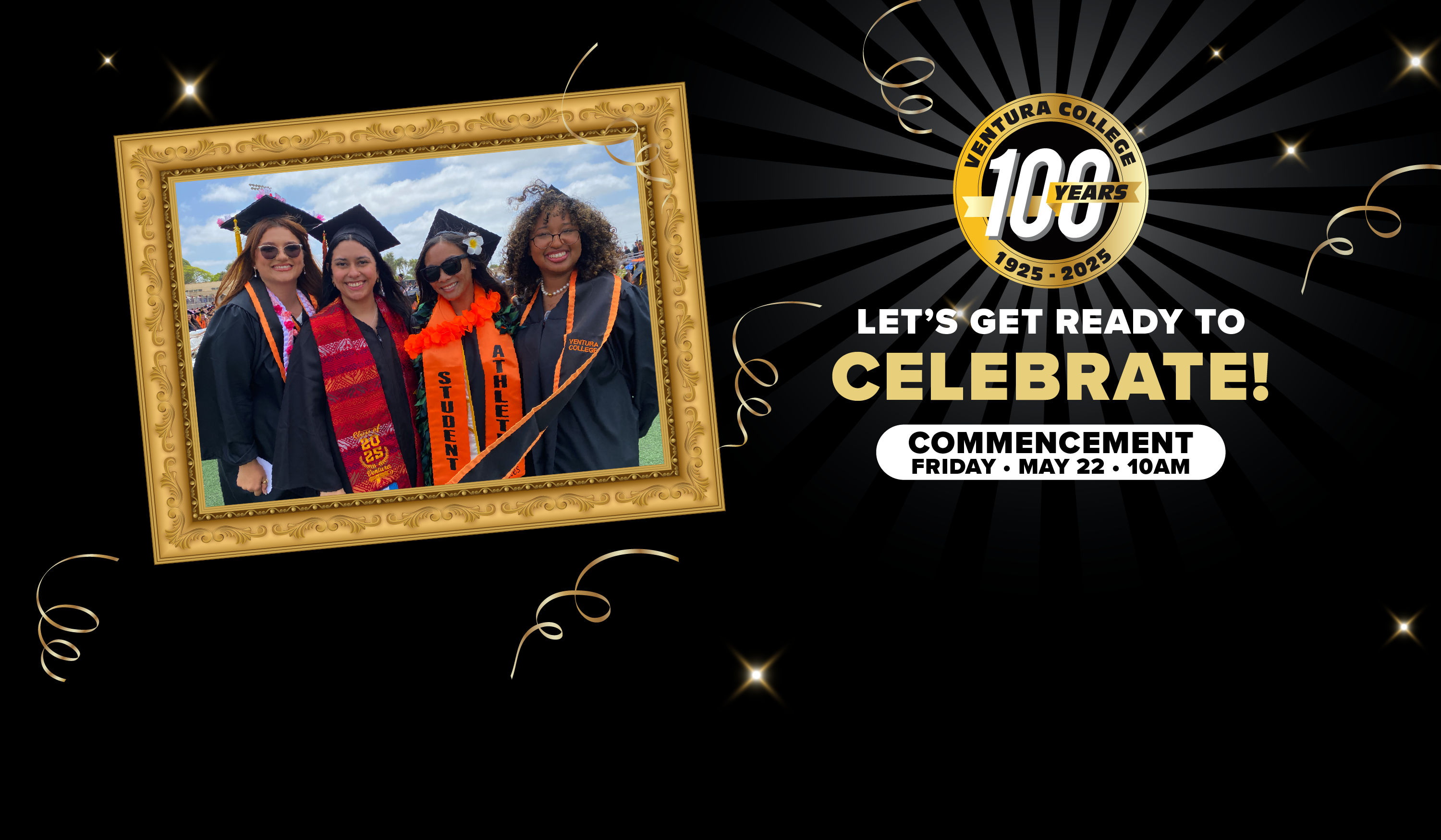 let's get ready to celebrate commencement friday may 22 at 10am