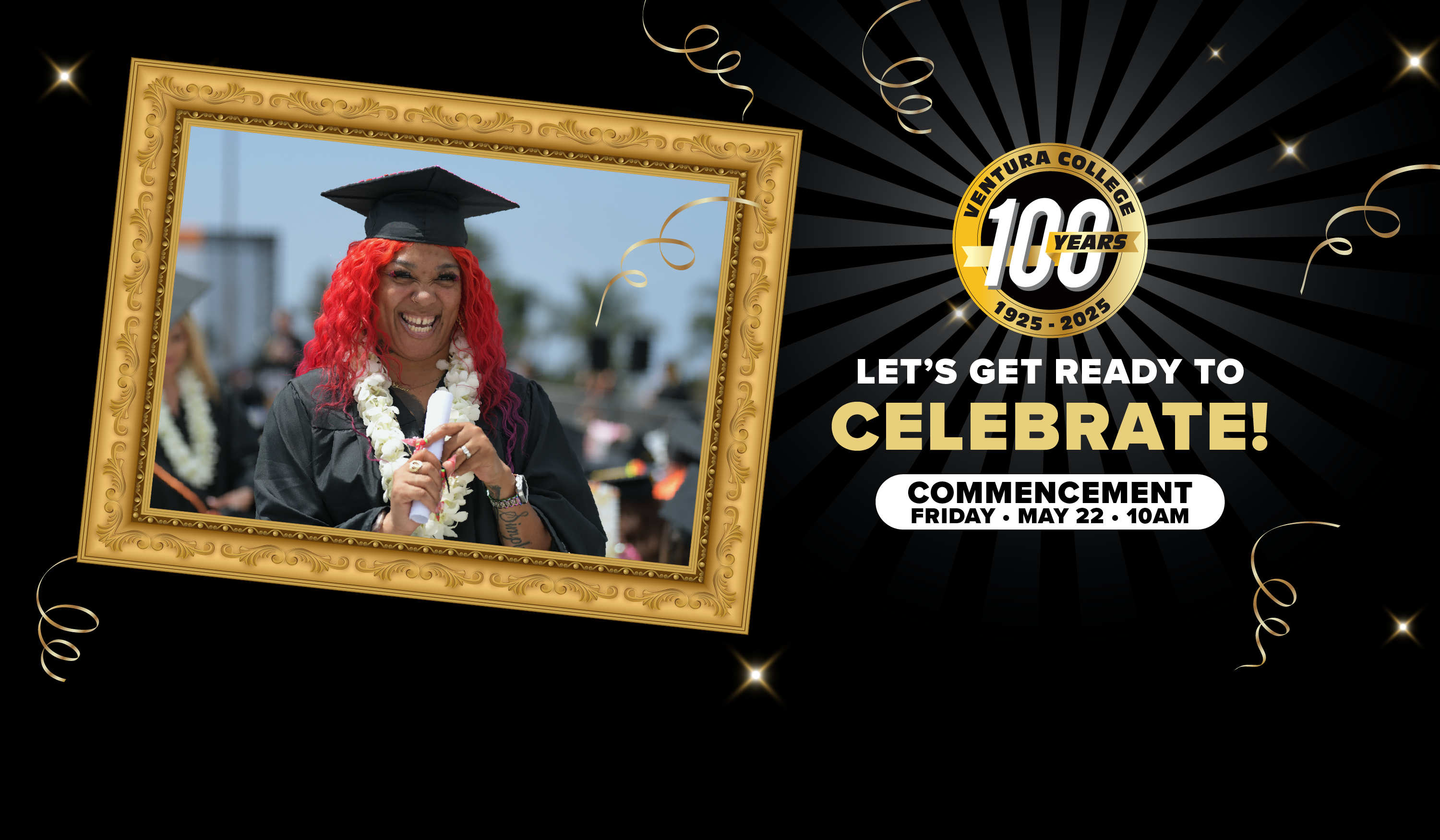 let's get ready to celebrate commencement friday may 22 at 10am