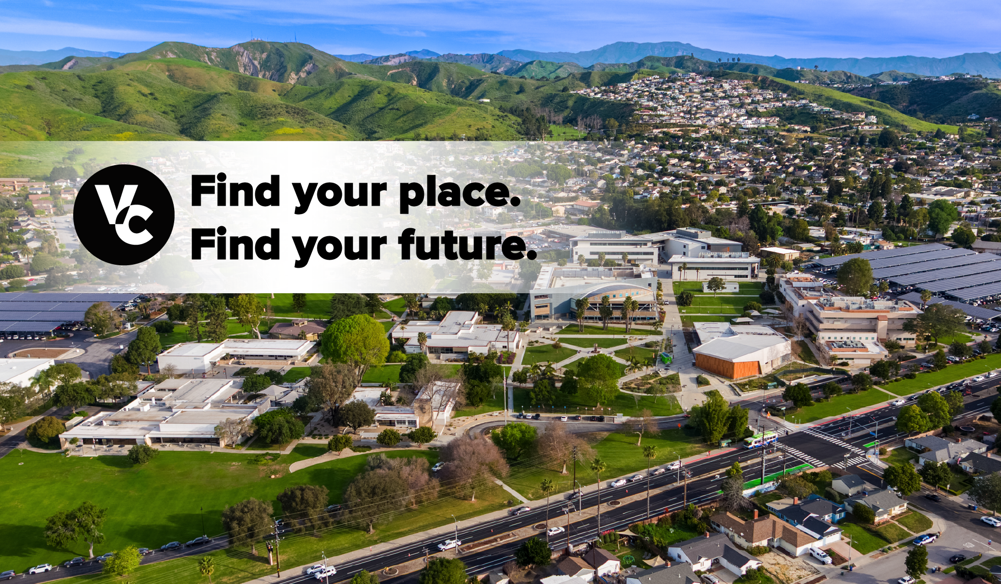 Find your place find your future with drove photo of the campus