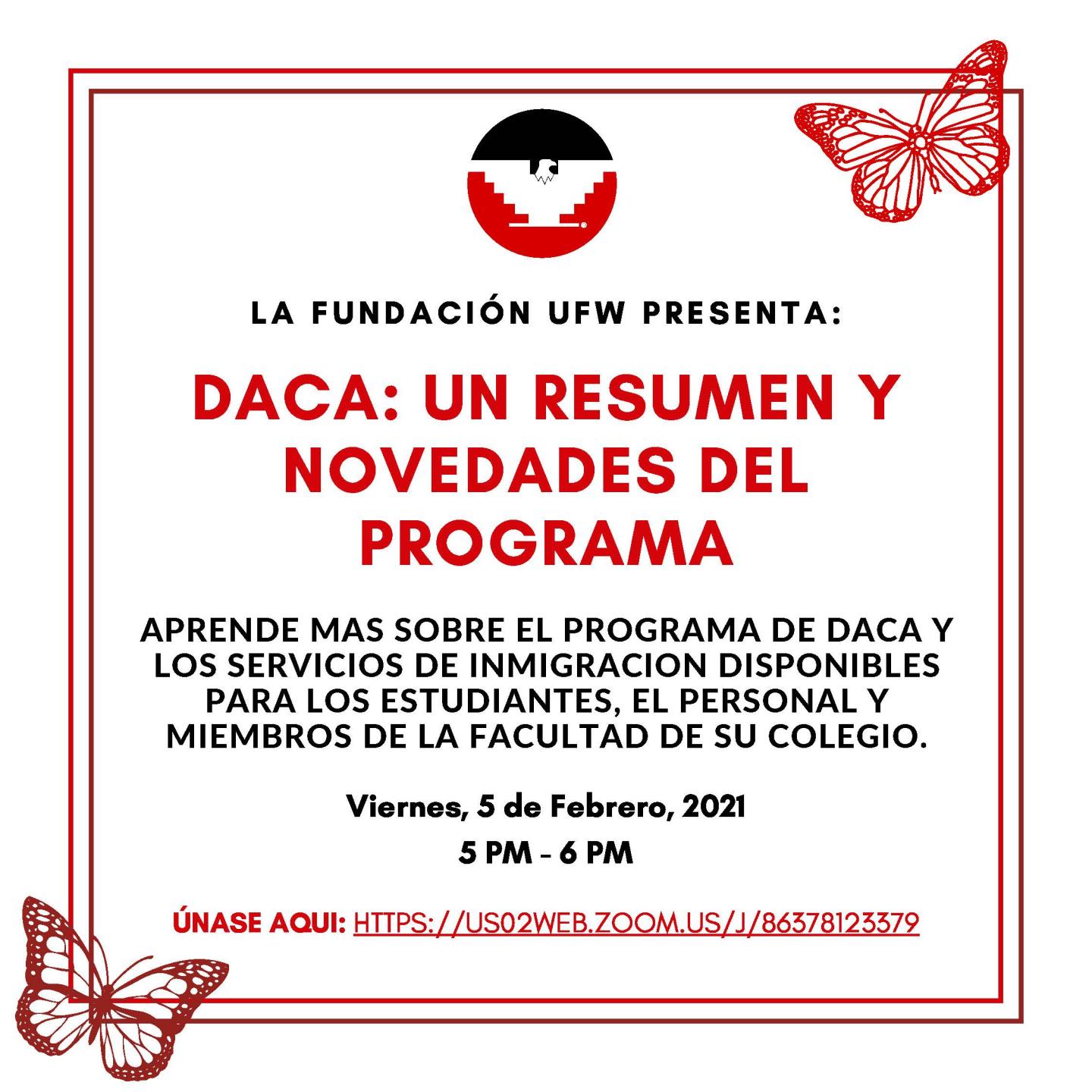 DACA Webinar is Spanish_ February 5, 2021 at 5:00pm 