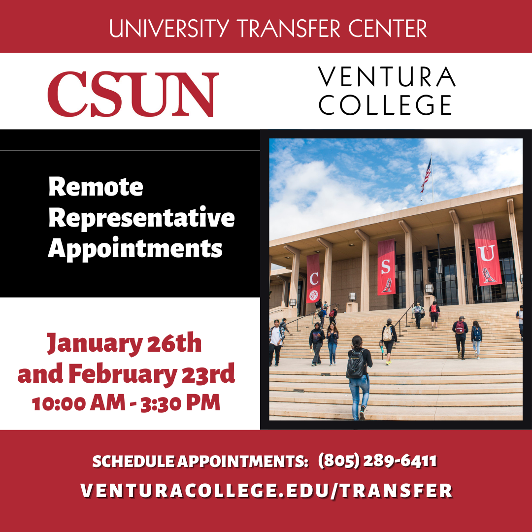 CSUN rep visits for Spring 2022