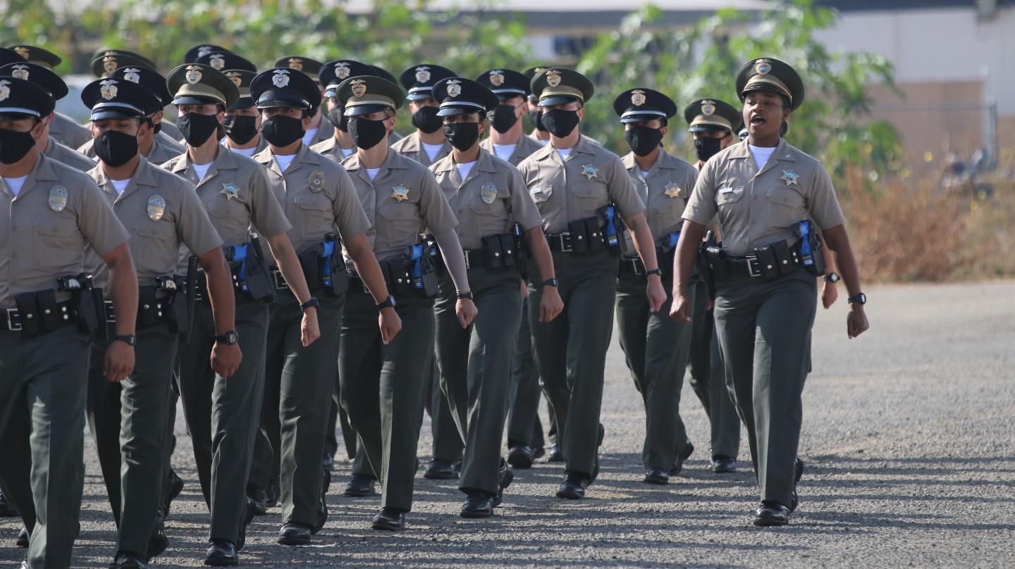 Ventura College Police Academy Marching