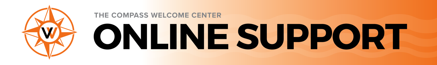 online support with welcome center logo