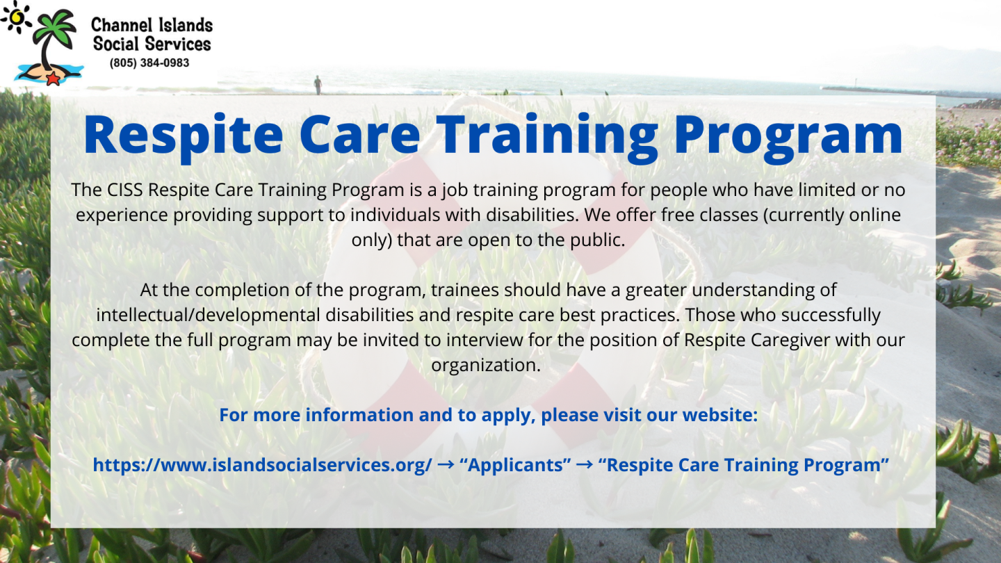 Respite Care Training Program - Channel Islands Social Services
