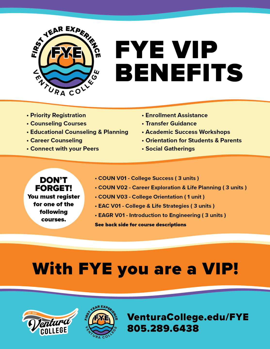 FYE VIP BENEFITS